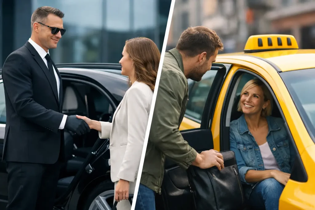 Chauffeur Service vs Taxi: What Changes?