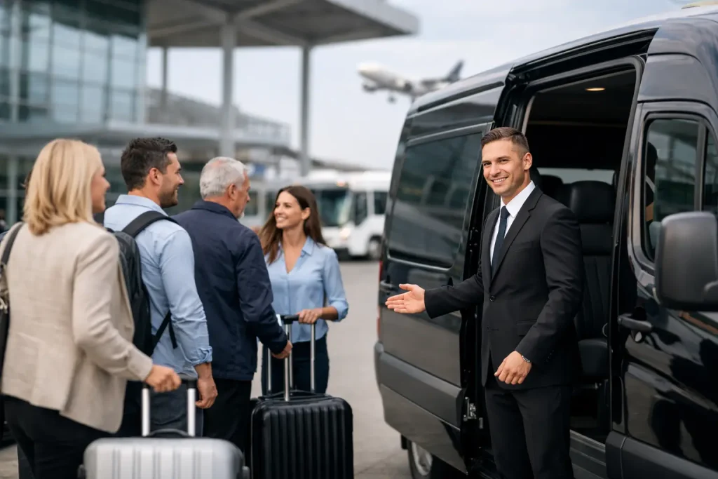 How to Book Group Airport Transport