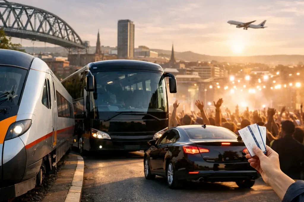 Best Ways to Travel to Concerts from Sheffield